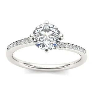 1.15ct Brilliant Cut Diamond  Gold Engagement Ring  - 01US14