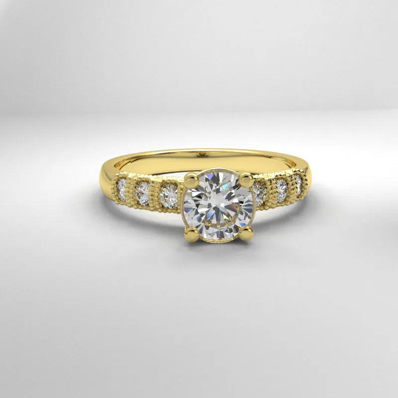 1.24ct Brilliant Cut Diamond Engagement Ring - 03BS05