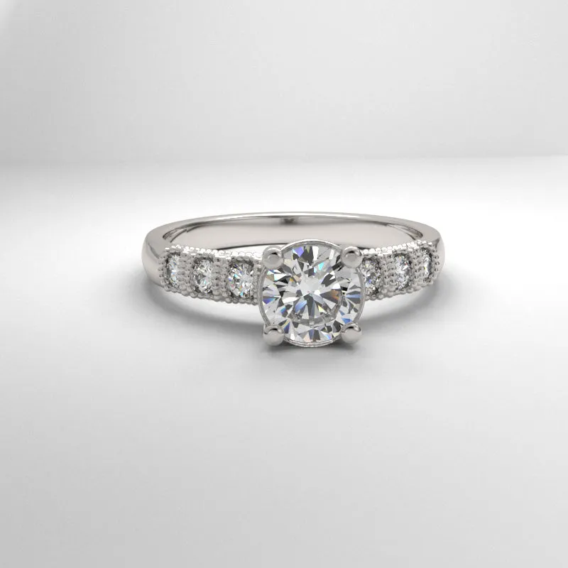 1.24ct Brilliant Cut Diamond Engagement Ring - 03BS05