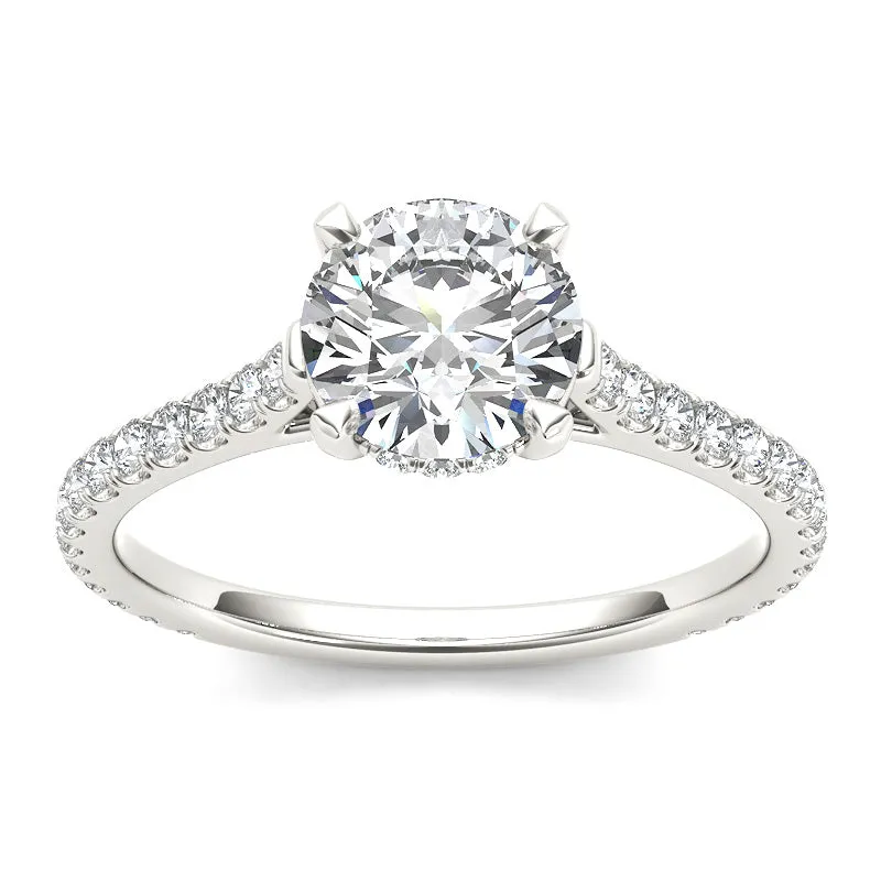 1.42ct Brilliant Diamond Solitaire Gold Engagement Ring  - 01US04