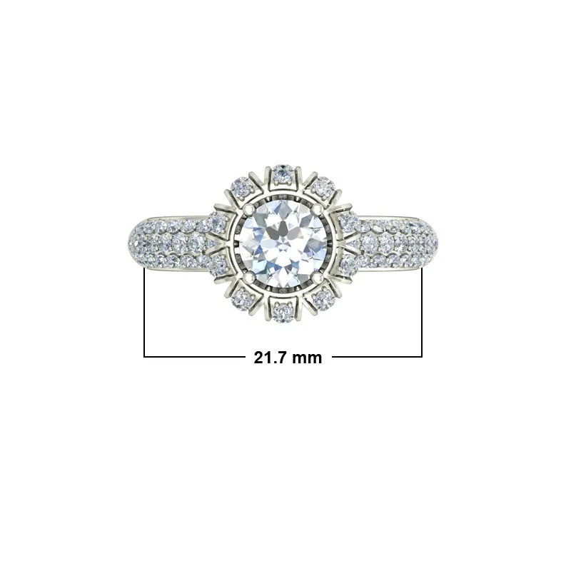1.63ct Brilliant Cut Gold Engagement Ring - 27GG46