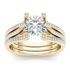 1.72ct Brilliant Diamond Gold Engagement Ring  - 01US01