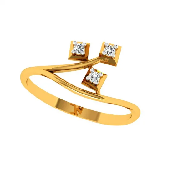 22KT (916) Yellow Gold Ring For Women