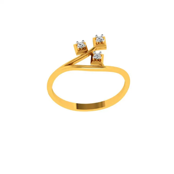 22KT (916) Yellow Gold Ring For Women