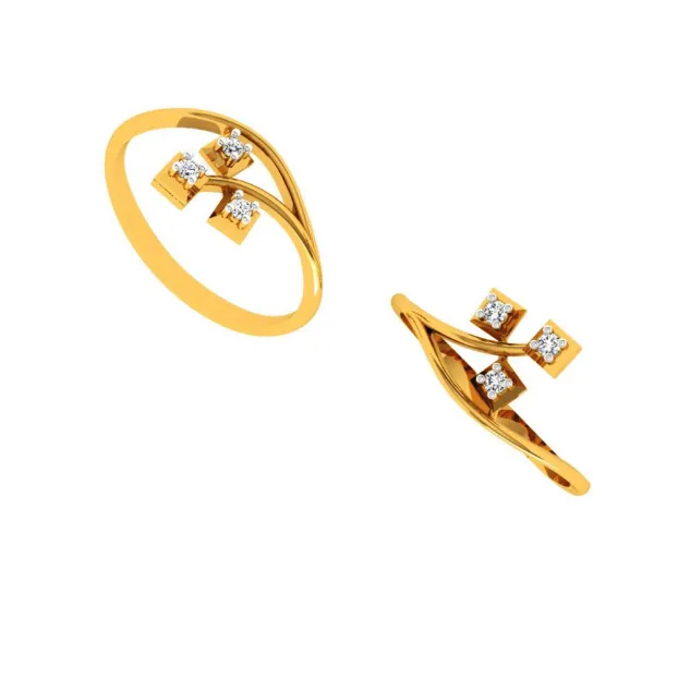 22KT (916) Yellow Gold Ring For Women