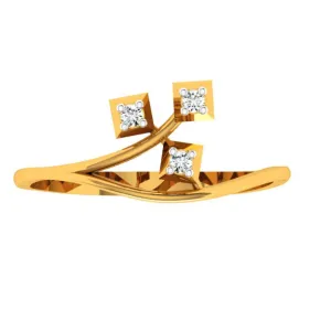 22KT (916) Yellow Gold Ring For Women