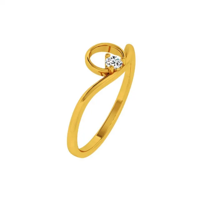 22KT (916) Yellow Gold Ring For Women