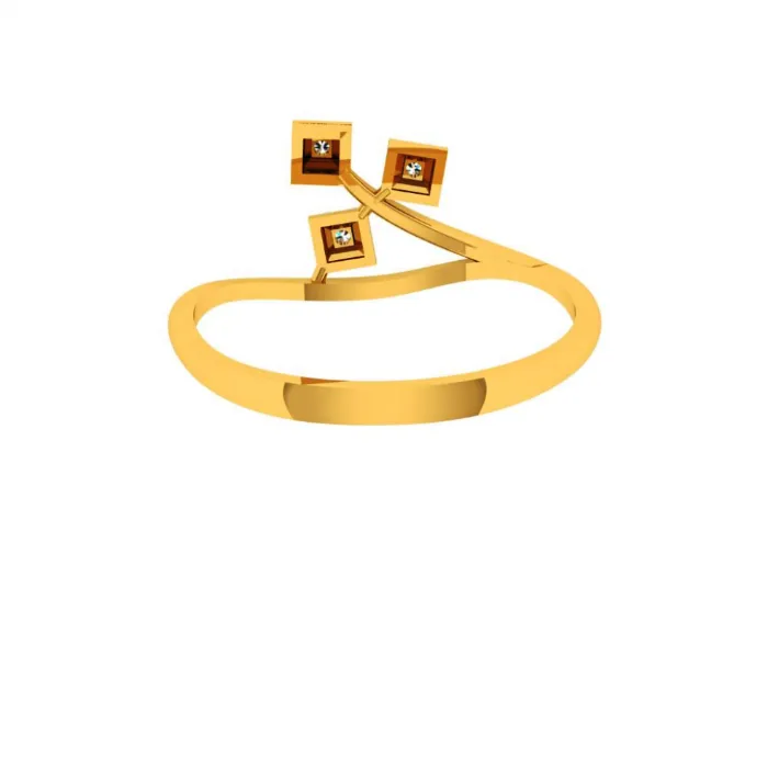 22KT (916) Yellow Gold Ring For Women