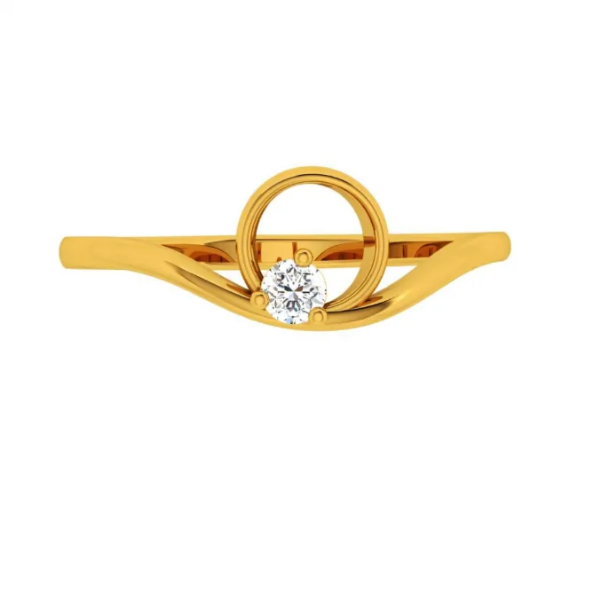 22KT (916) Yellow Gold Ring For Women