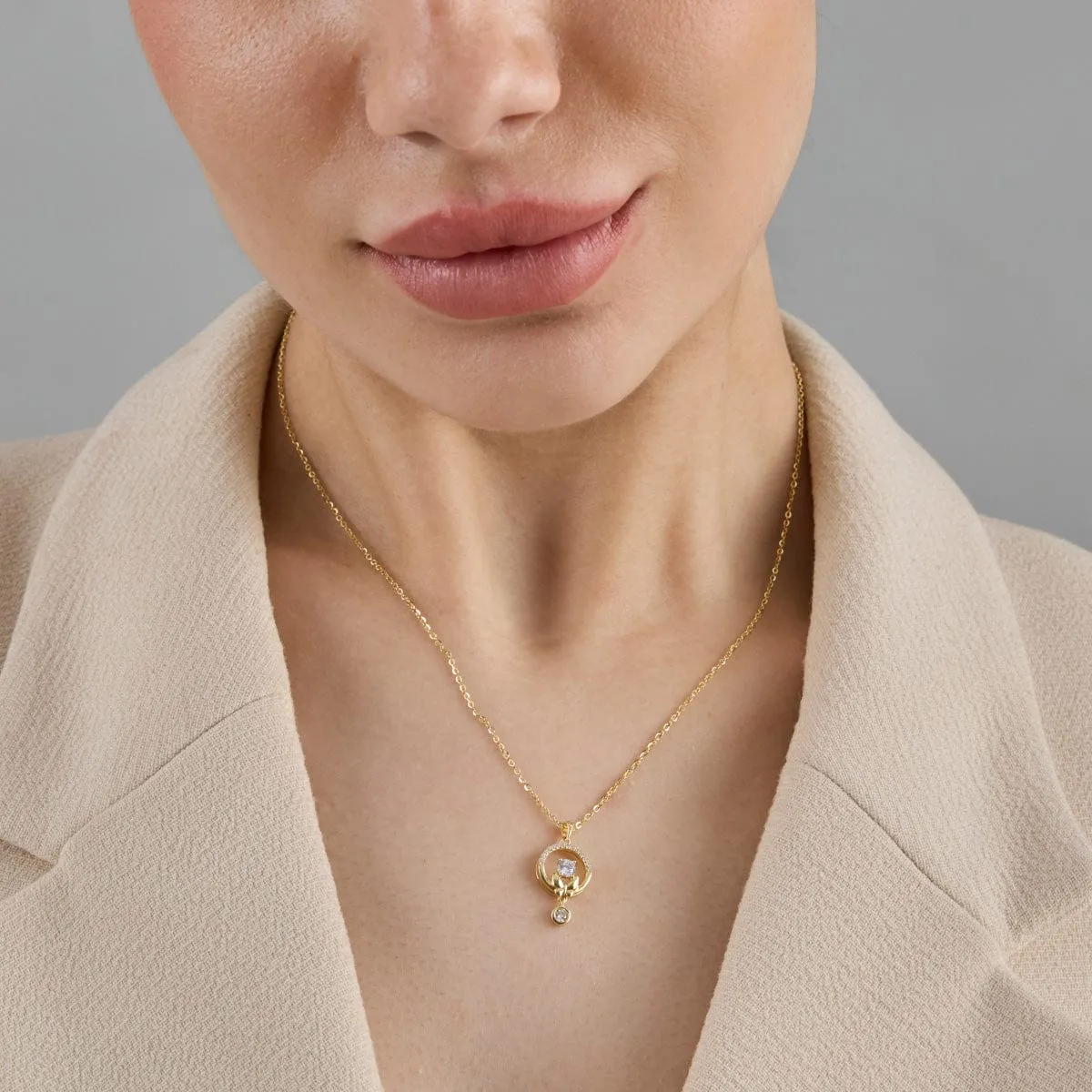 92.5 Silver Pendant with Chain  183172