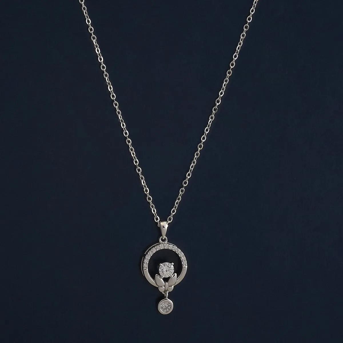 92.5 Silver Pendant with Chain  183172