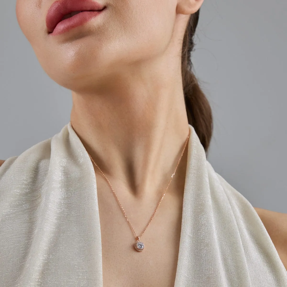 92.5 Silver Pendant with Chain  183206