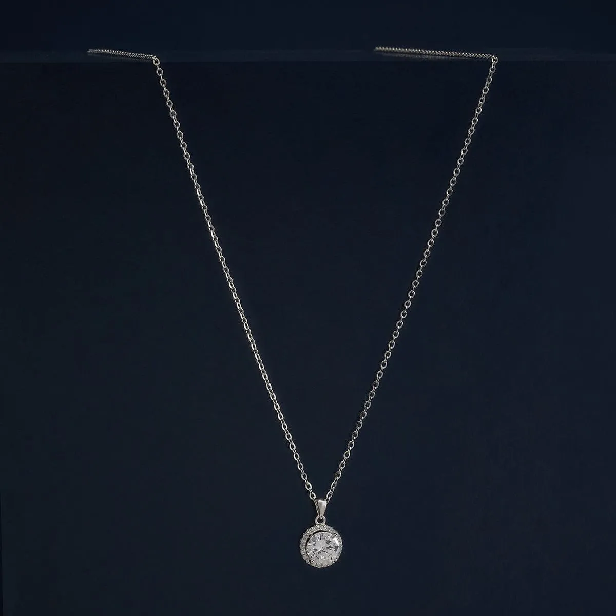 92.5 Silver Pendant with Chain  183206