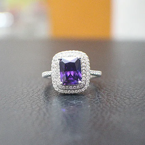 Amethyst Engagement Ring - 10AB88