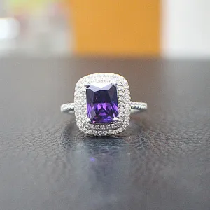 Amethyst Engagement Ring - 10AB88