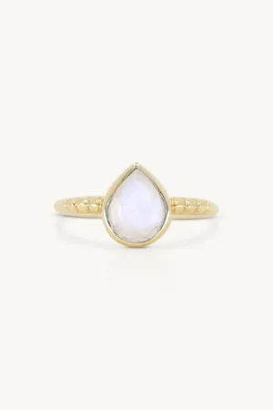 Amie Moonstone Gold Stacker