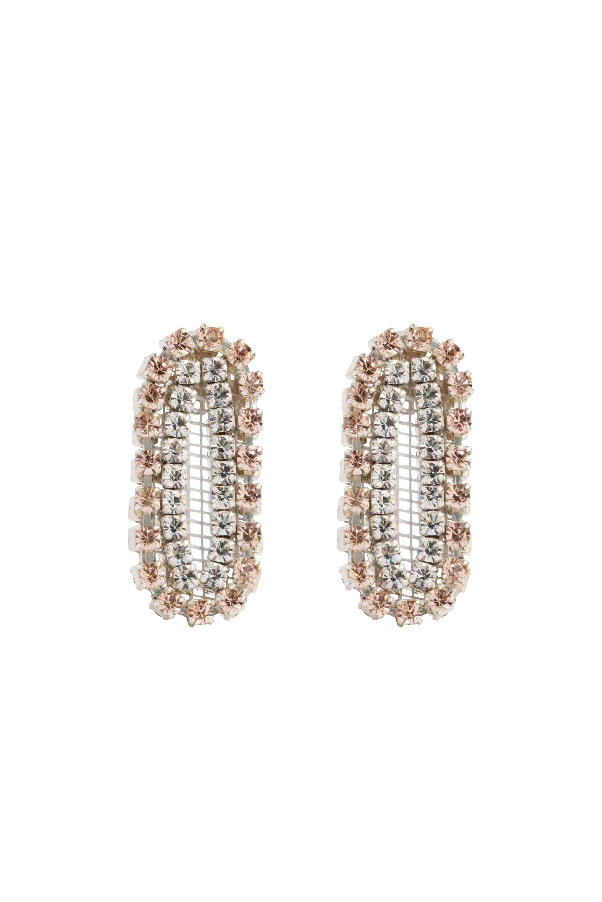 Angel Stripe Studs Large - Pink Melissa