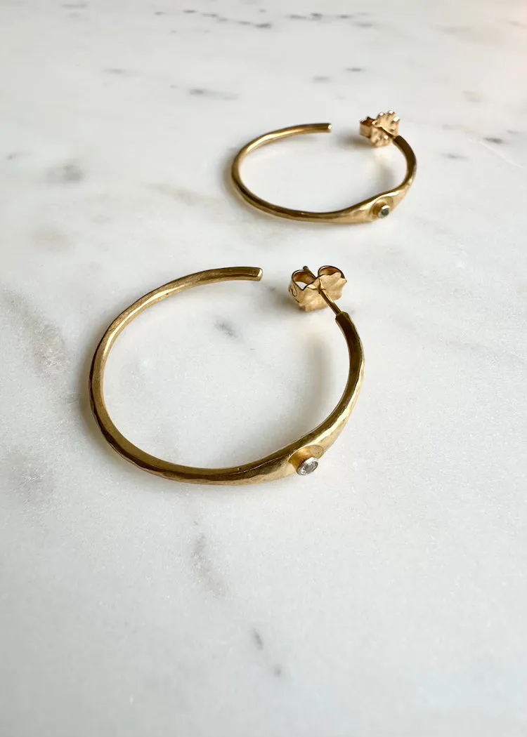 Austin Titus | White Topaz Earring