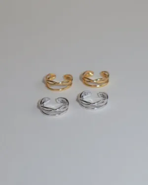 'Ayda' Intertwined Ear Cuffs