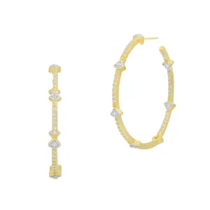 Best Selling Pav?? Arrow Hoop Earrings
