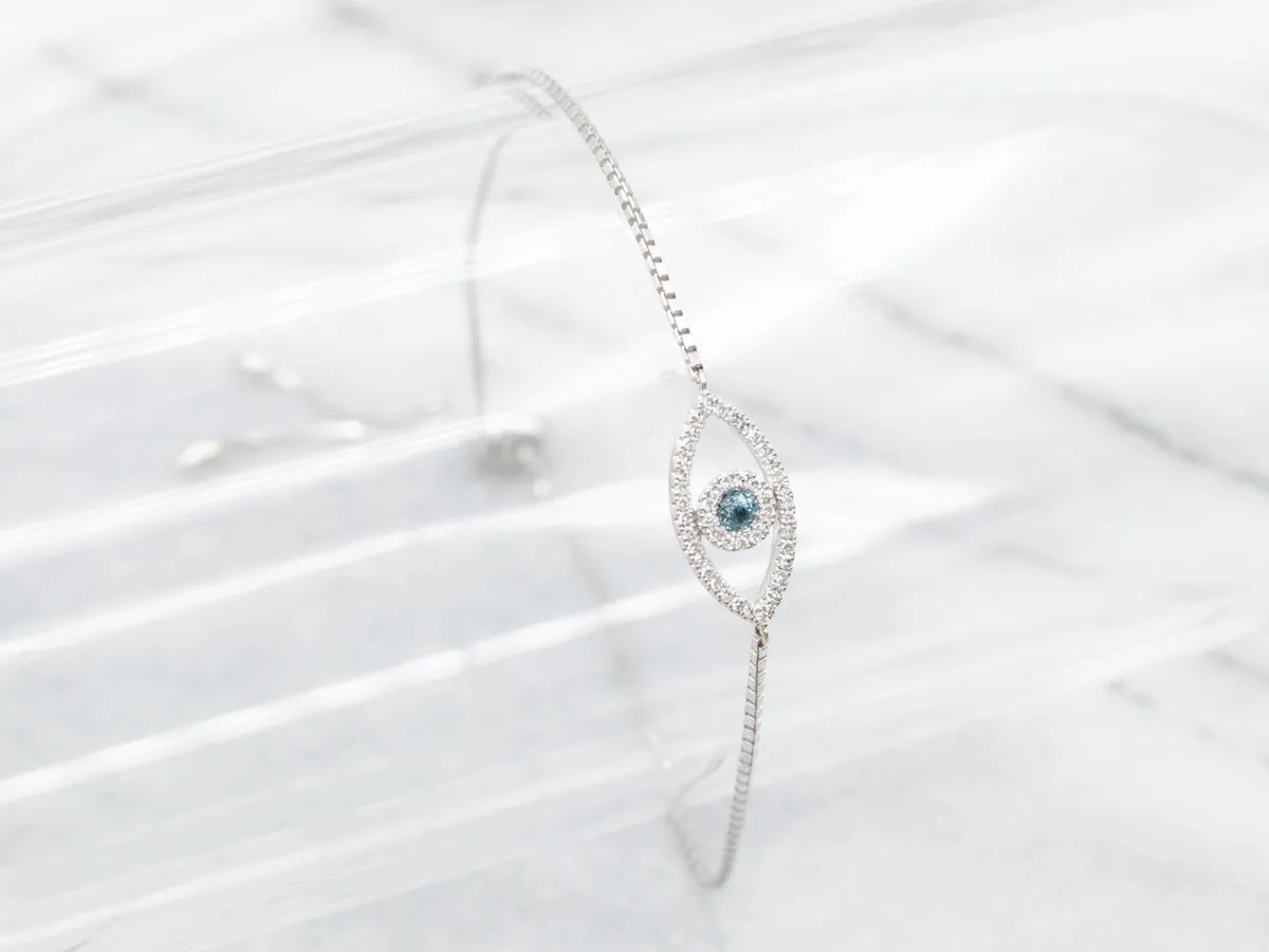 Blue Diamond 3rd Eye Bracelet