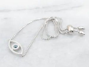 Blue Diamond 3rd Eye Bracelet