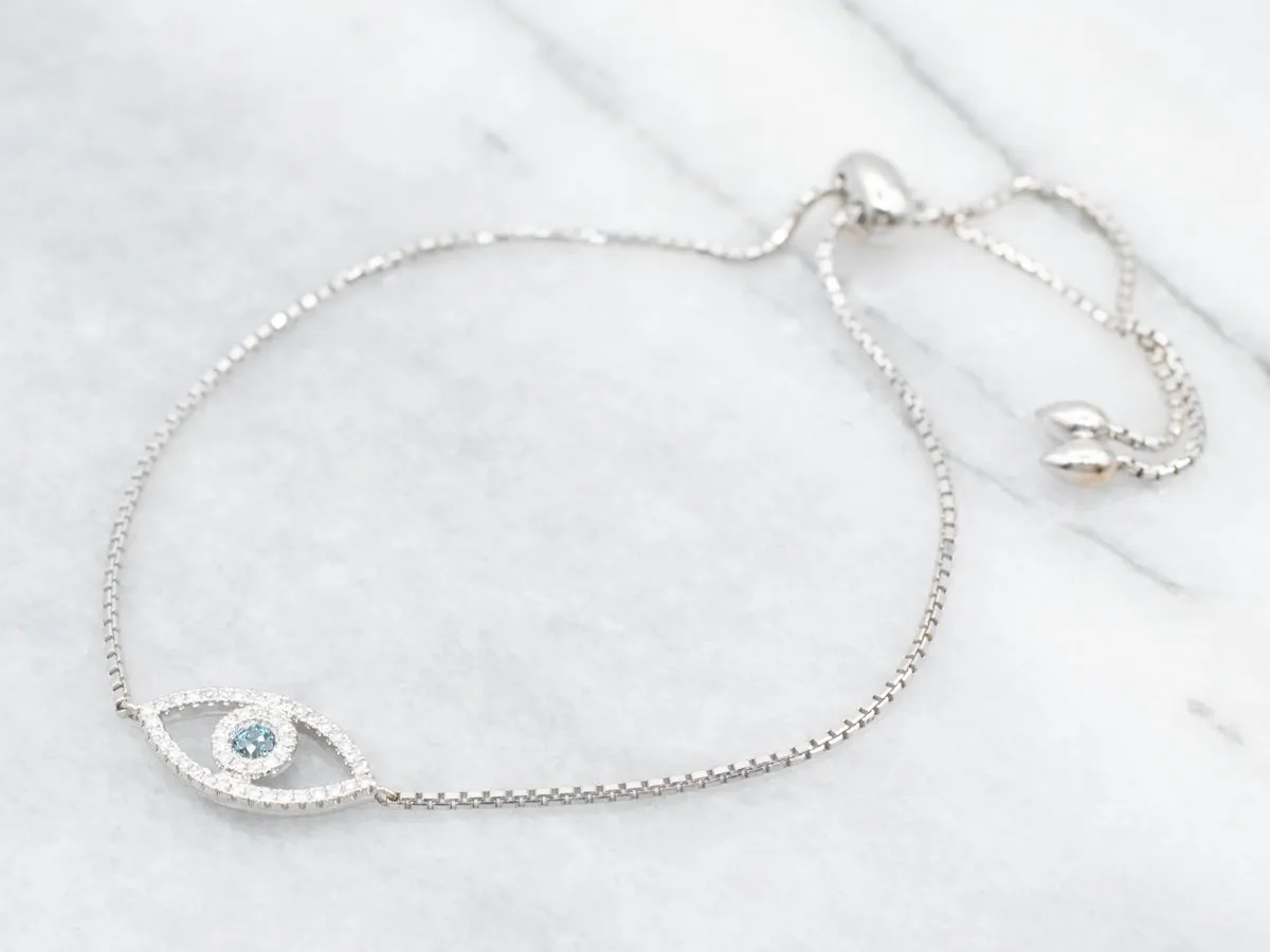 Blue Diamond 3rd Eye Bracelet