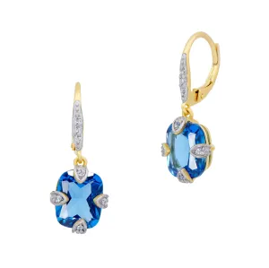 Coastal Hues Lever Back Drop Earrings