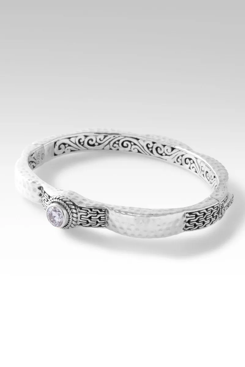 Cultivate Kindness Bangle? in Moissanite