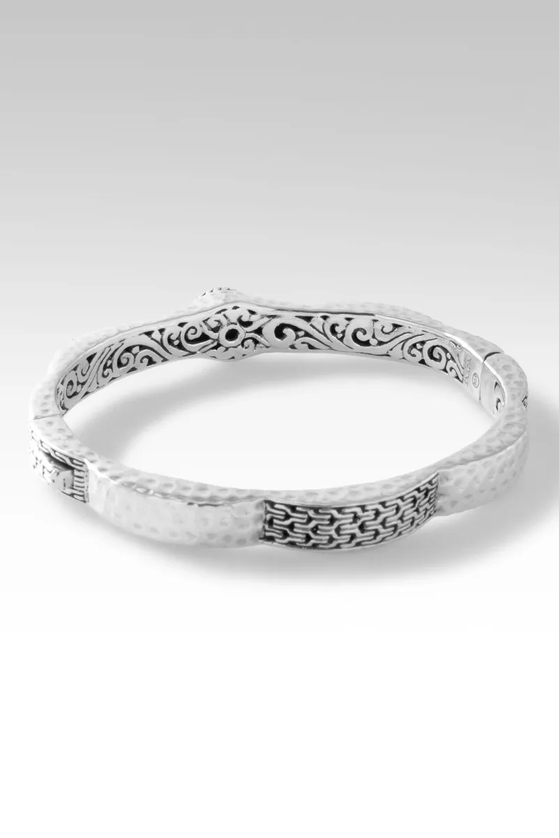Cultivate Kindness Bangle? in Moissanite
