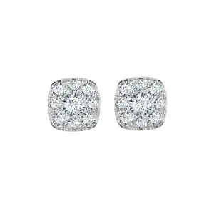 Diamond Halo Eternal Earrings