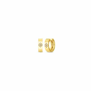 Diamond Love in Verona Huggie Earrings