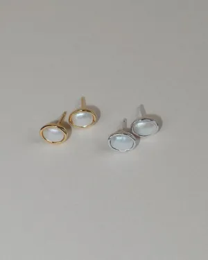 'Elise' Pearl Stud Earrings