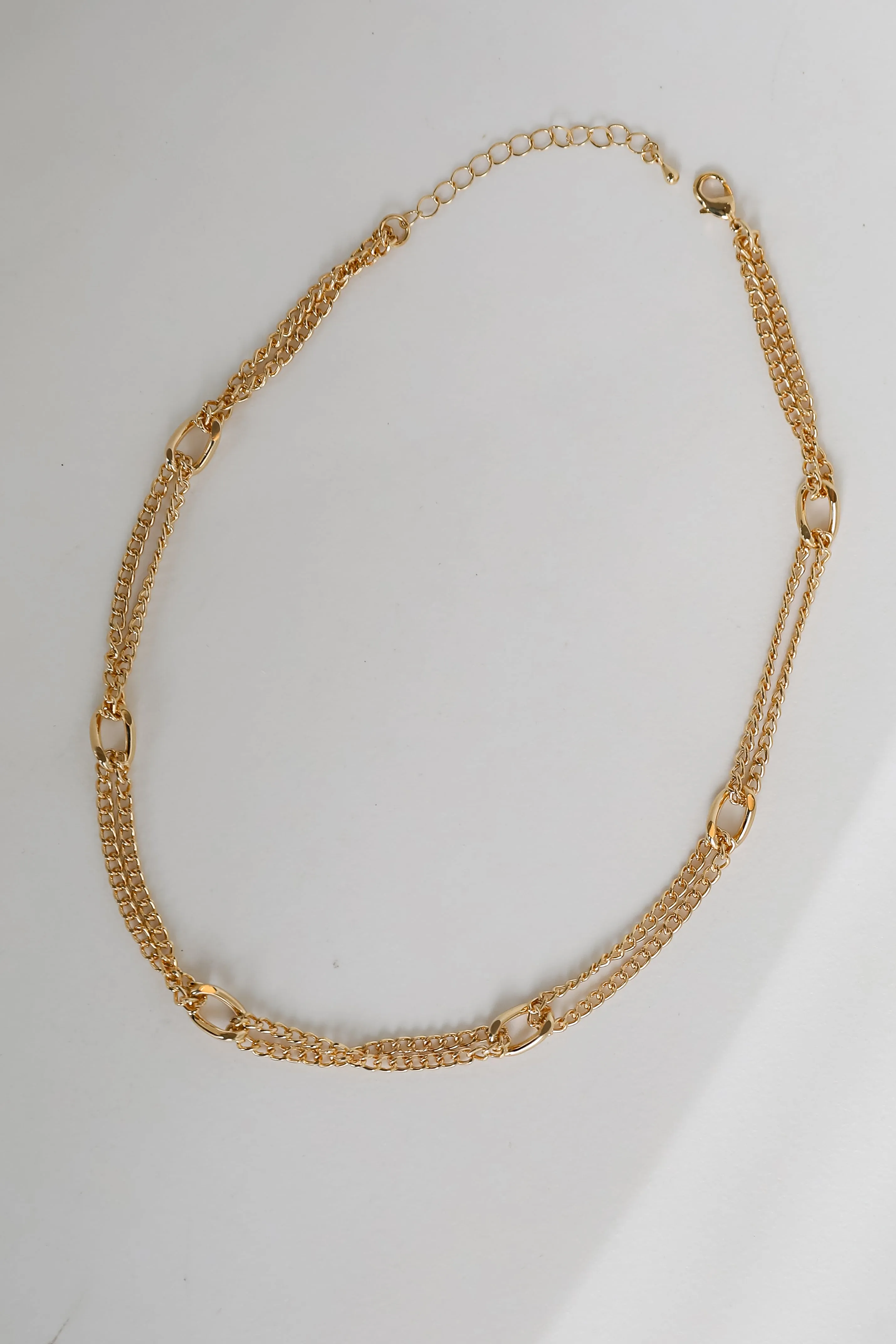 FINAL SALE - Kiley Gold Chain Necklace