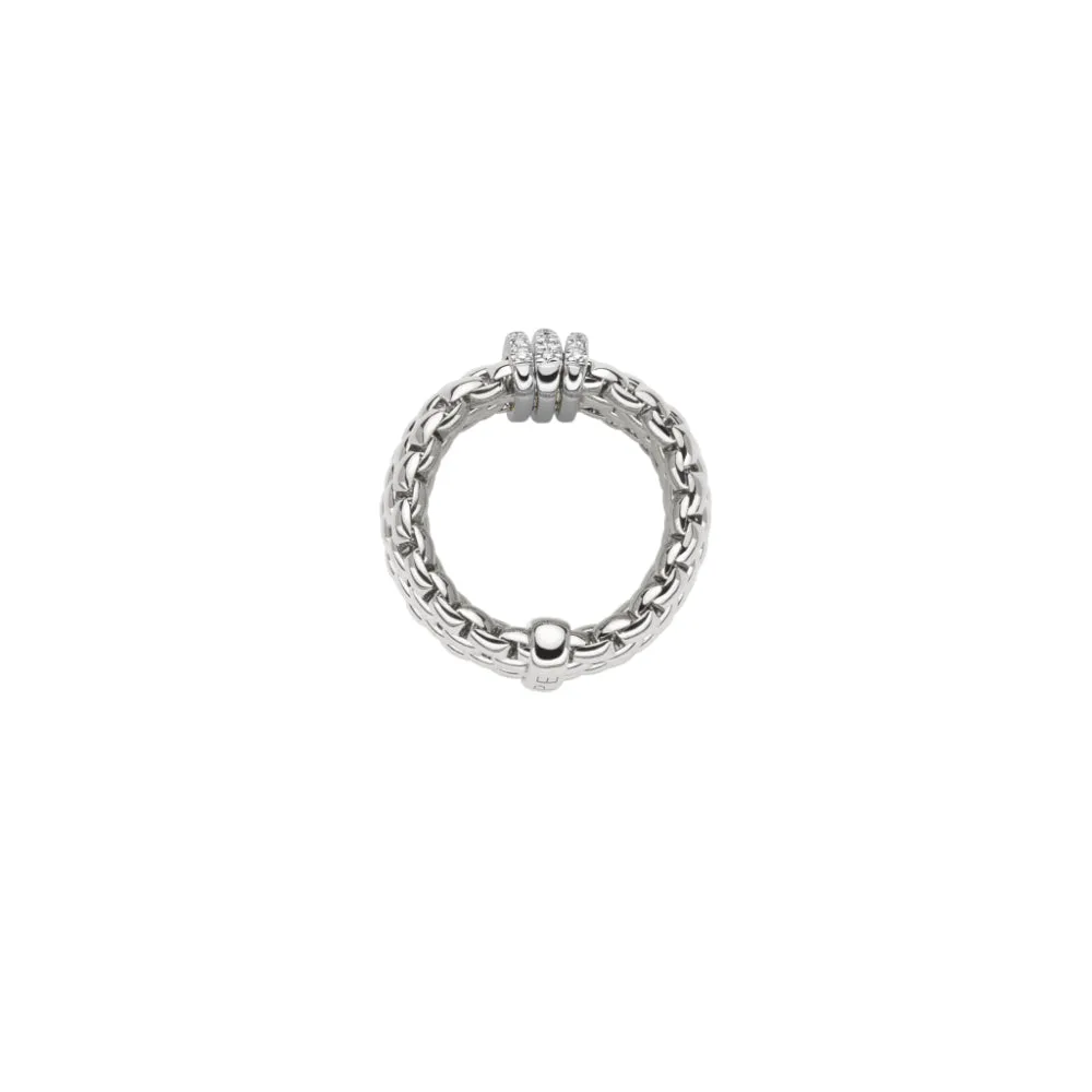 Fope Panorama Collection 18k Flex'it Ring with Diamonds