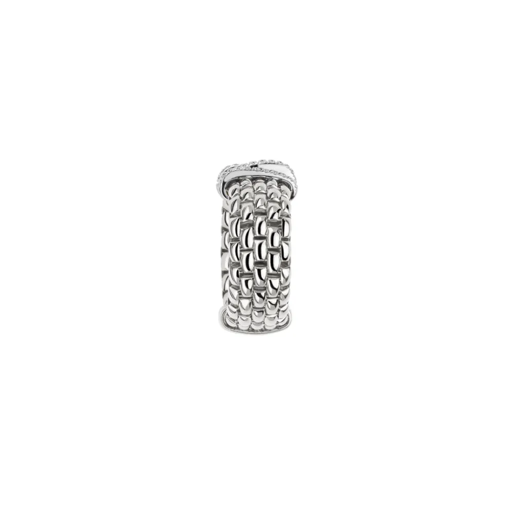 Fope Panorama Collection 18k Flex'it Ring with Diamonds