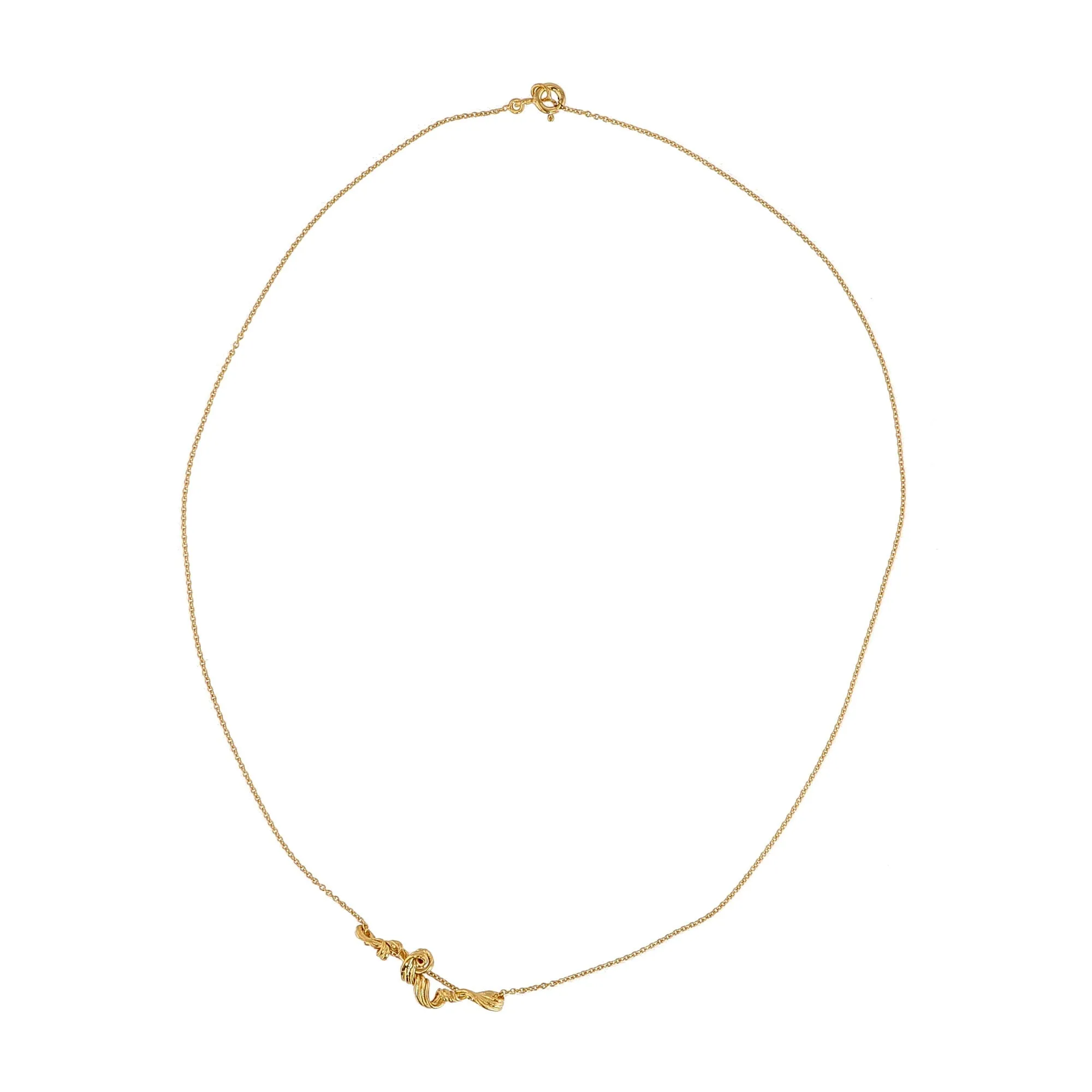 Fouett??s Petite 24K Gold Plated Necklace
