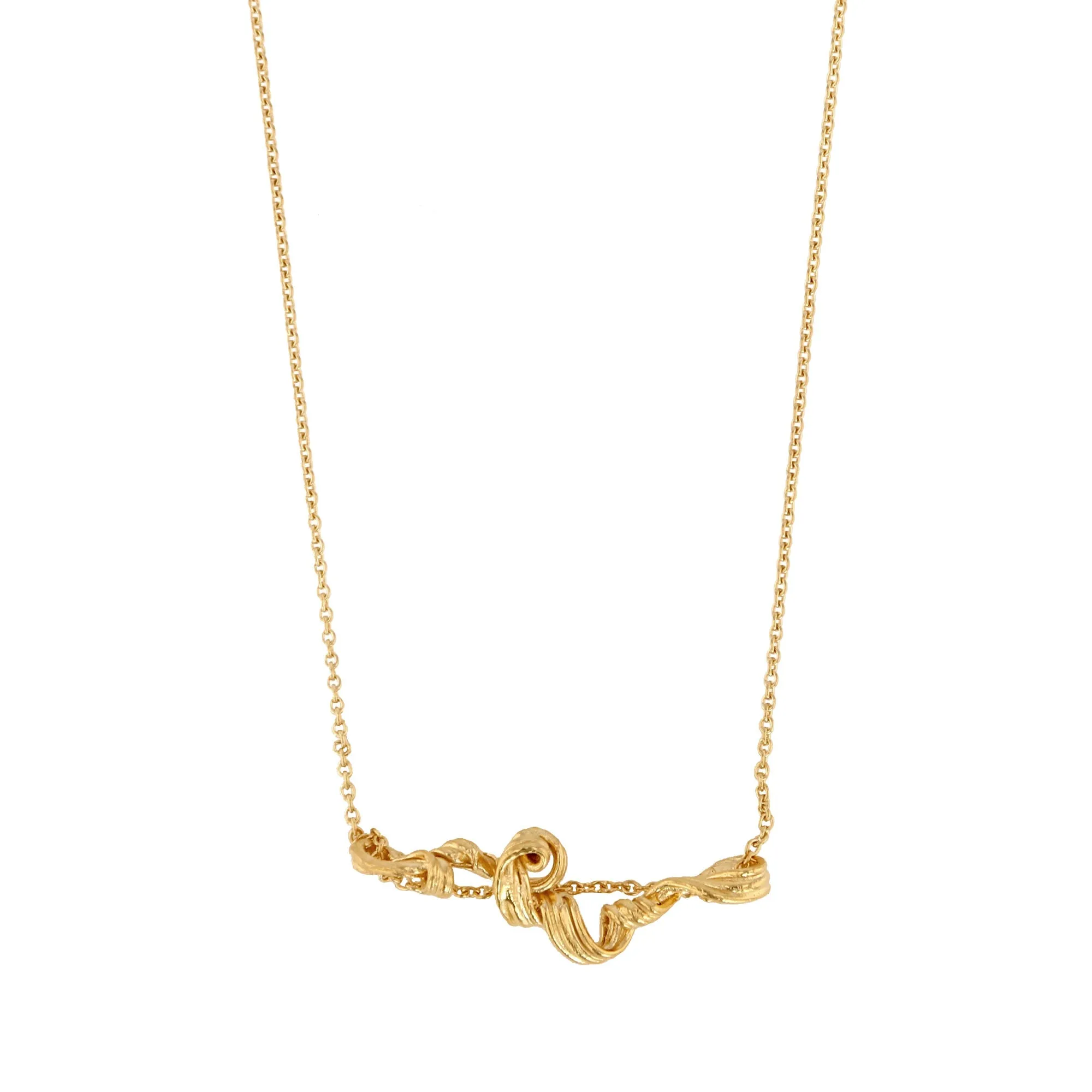 Fouett??s Petite 24K Gold Plated Necklace