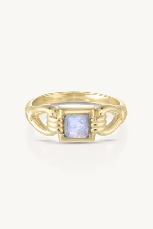 Freya Moonstone Gold Ring