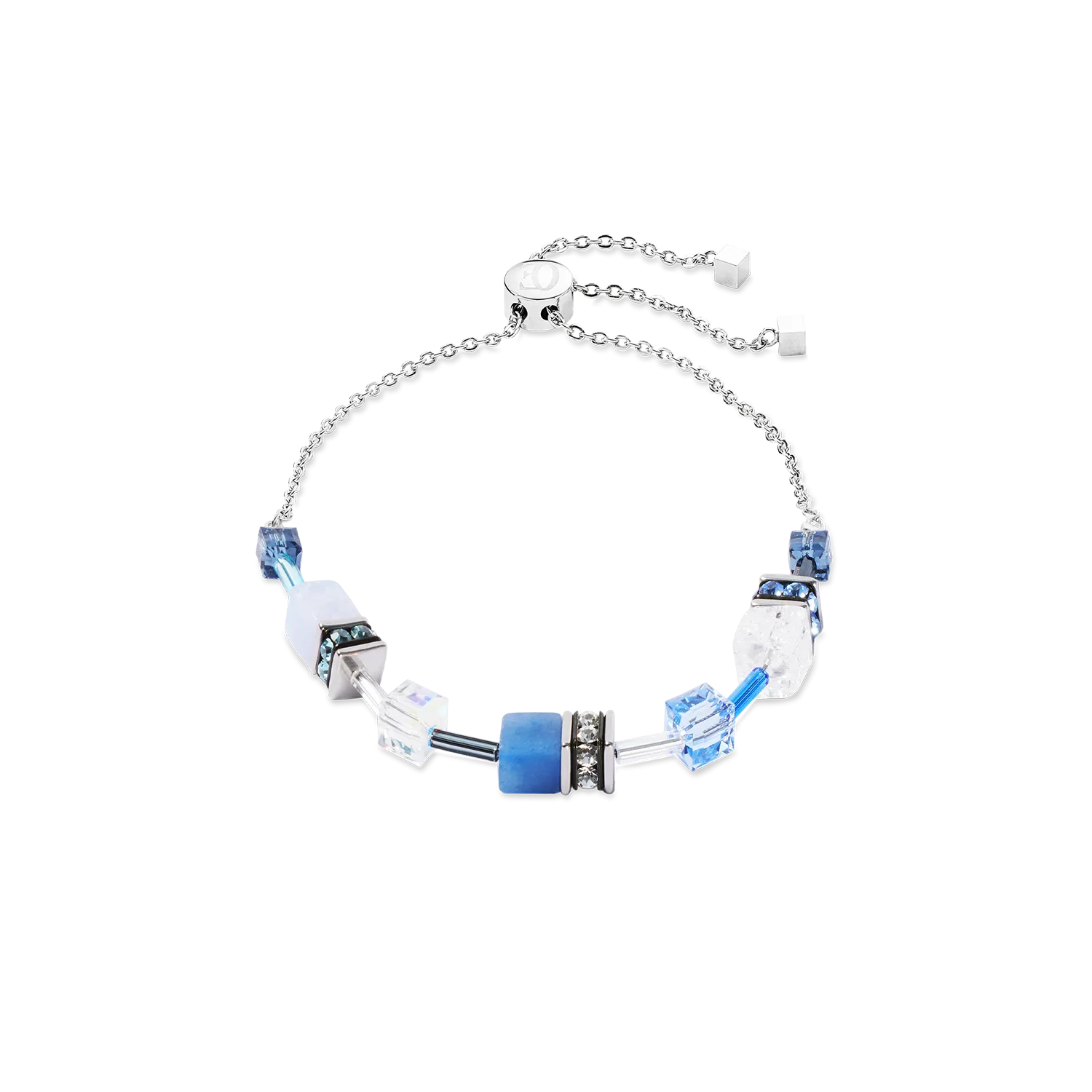 GeoCUBE? Iconic Nature Chain bracelet blue