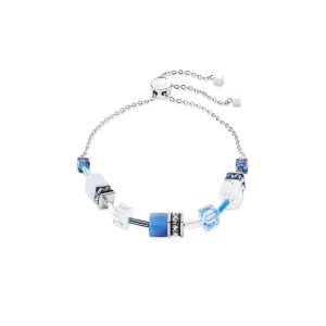 GeoCUBE? Iconic Nature Chain bracelet blue