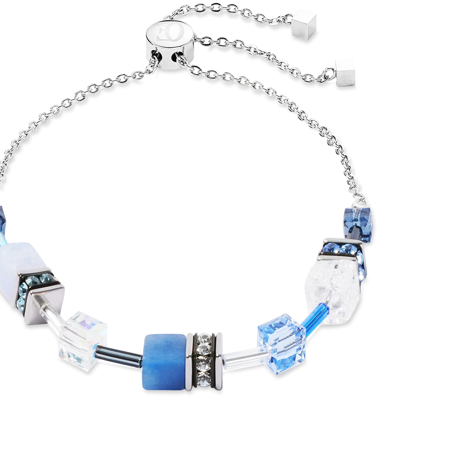 GeoCUBE? Iconic Nature Chain bracelet blue