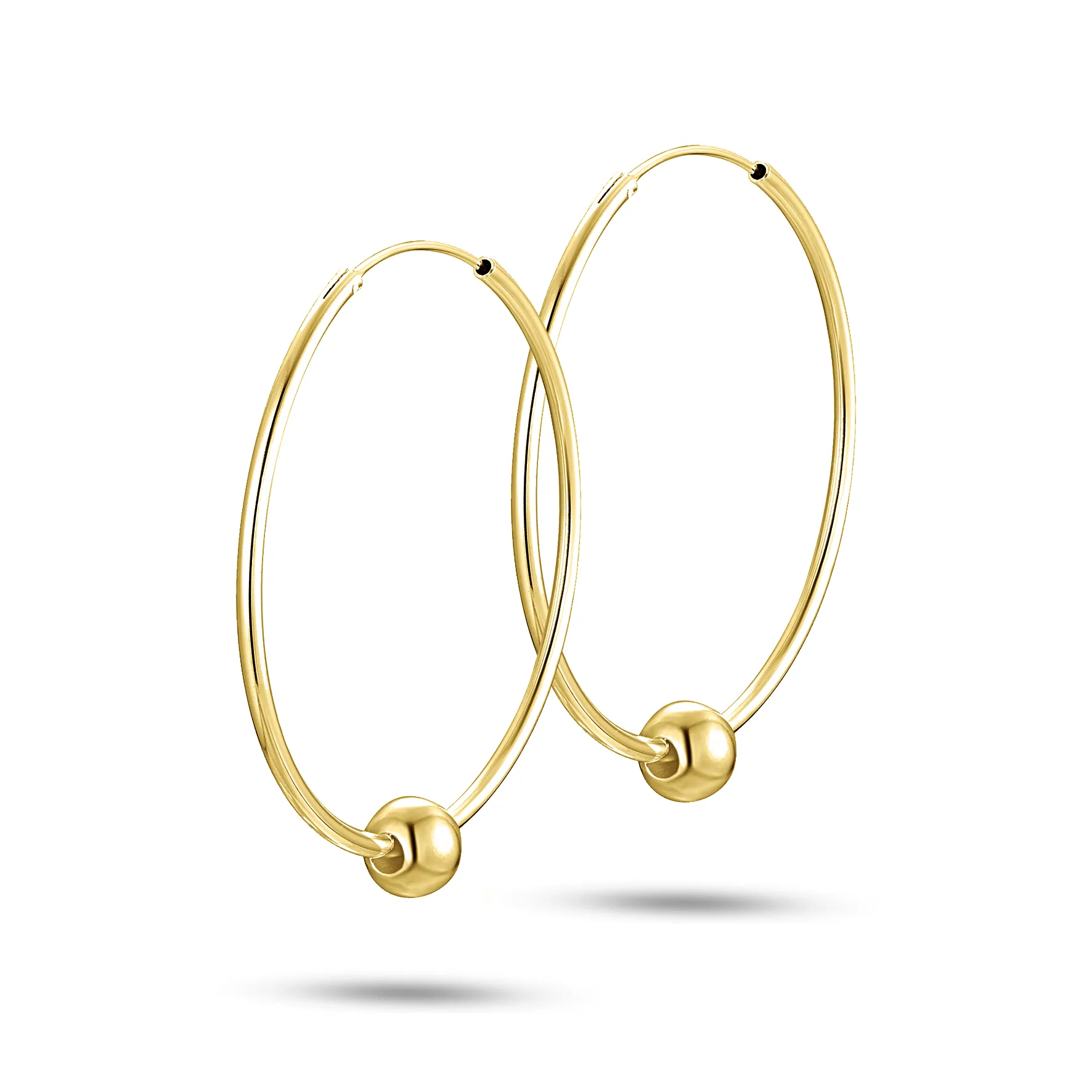 Gold earrings 18k yellow gold