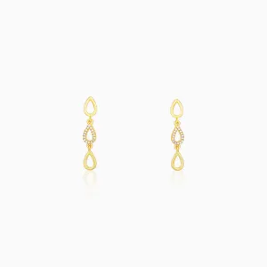 Golden Paisley Earrings