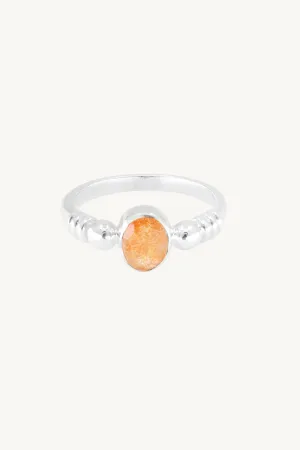 Harper Sunstone Silver Ring