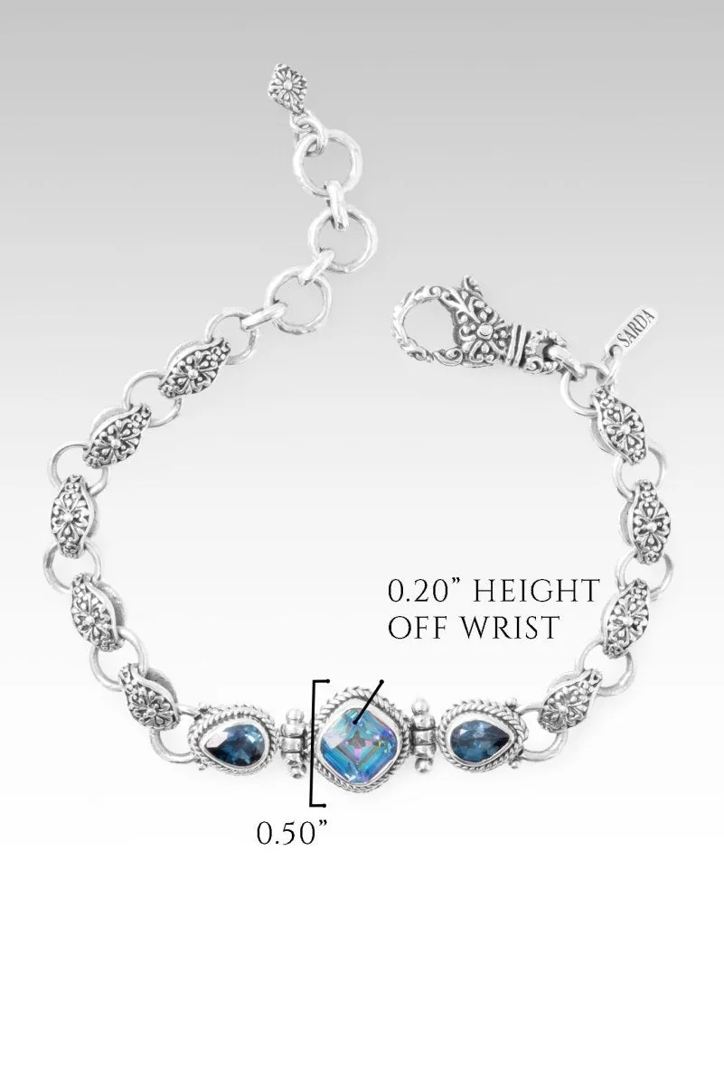 Heartfelt Devotion Bracelet? in True Picasso? Mystic Quartz & London Blue Topaz