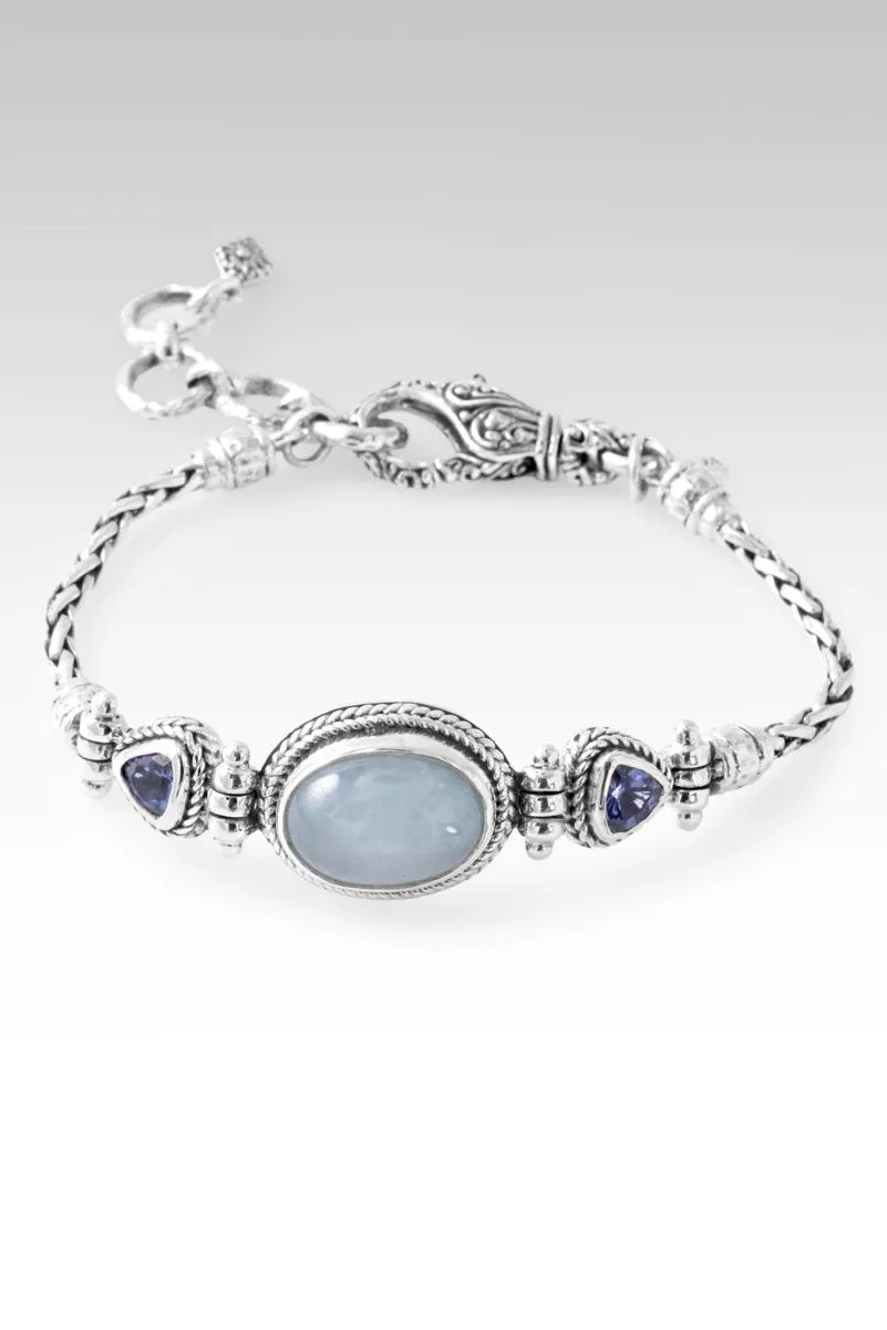 Hopeful Horizon Bracelet? in Aquamarine & Tanzanite