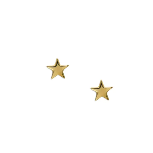 Icon Star Earring Studs - Gold