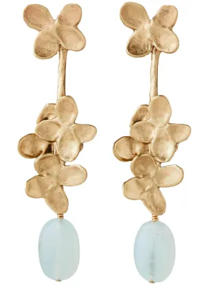 Julie Cohn | Hydrangea Blossom Chrysoprase Bronze Earring
