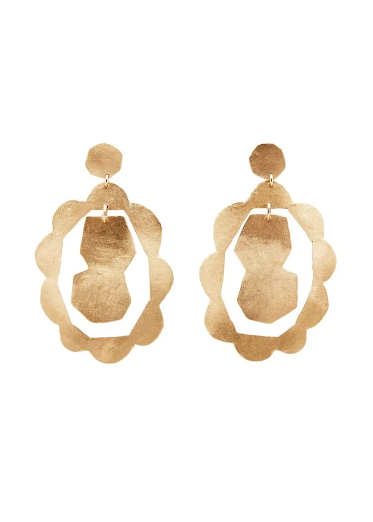 Julie Cohn | Scallop Mobile Bronze Earring